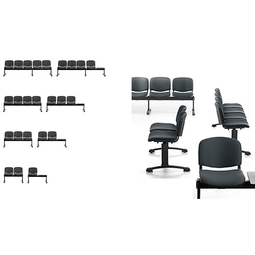 Scaune sala de asteptare Linea Fabbrica, Leo Soft Bench